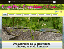 Tablet Screenshot of fauneflore-massifcentral.fr